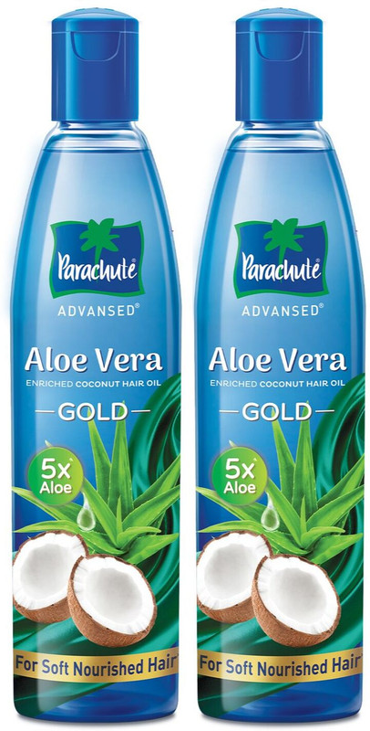 Parachute Advansed Aloe Vera Coconut Hair Oil GOLD, 5X Aloe Vera, Makes hair Sooperr soft Hair Oil(800 ml)