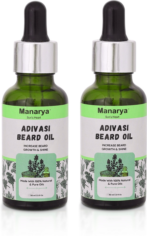 Manarya Sun's Heart Adivasi Beard Oil For Boys Hardcore Looks Hair Oil(60 ml)