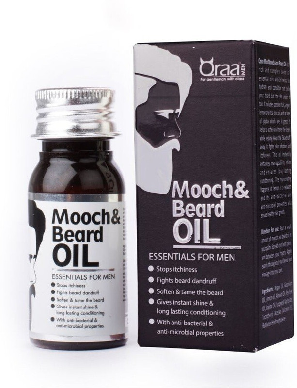Qraa Men MOOCH & BEARD OIL-Fir Hair growth Hair Oil(30 ml)