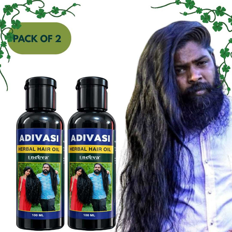 Adivasi i Herbal Hair Oil 100 ml - Ayurvedic Hair Growth Oil ( pack of 2 ) Hair Oil(100 ml)