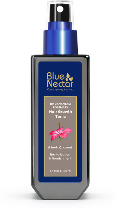 Blue Nectar Ayurvedic Hair Growth Serum with Natural Hair Growth Oil & Rosemary Oil Hair Oil(100 ml)