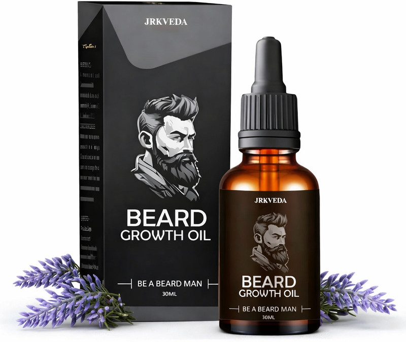 JRKVEDA Essential grooming for men: nourish your beard daily Hair Oil(30 ml)