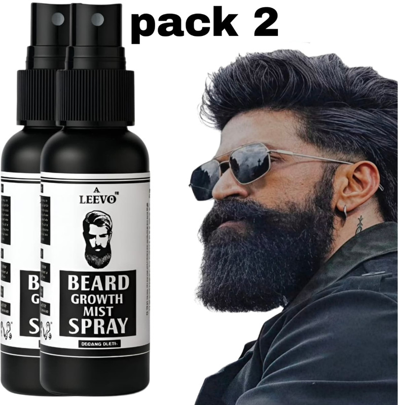 LEEVO Natural Beard Softening and Conditioning Hair Oil(60 ml)