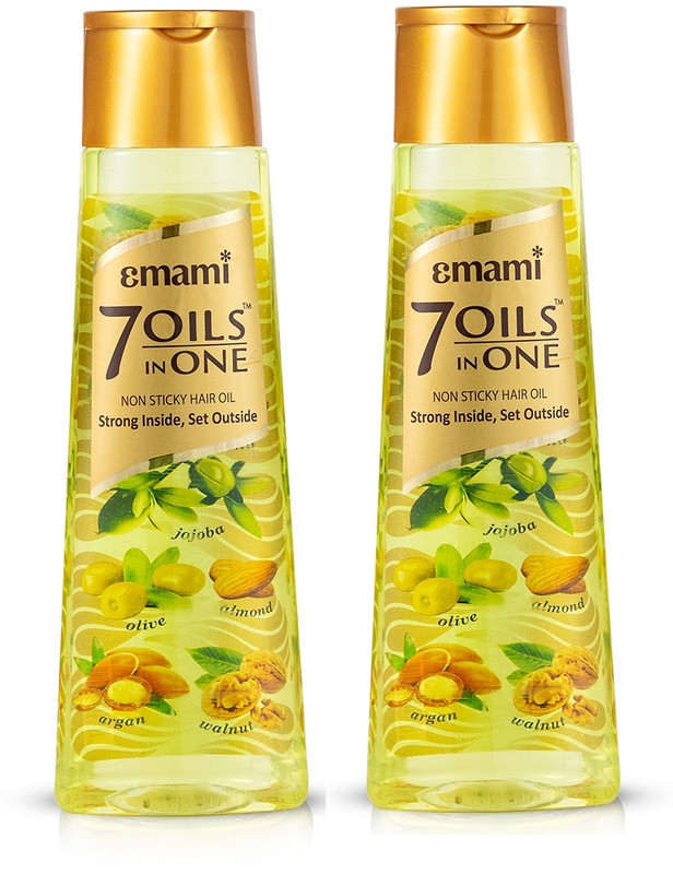 EMAMI 7 Oils In One 500ml - Pack of 2 Hair Oil(1000 ml)