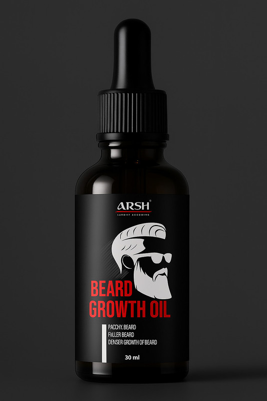 Arsh Organics Advanced and Powerful Beard Growth oil For Faster Beard Growth Hair Oil(50 g)