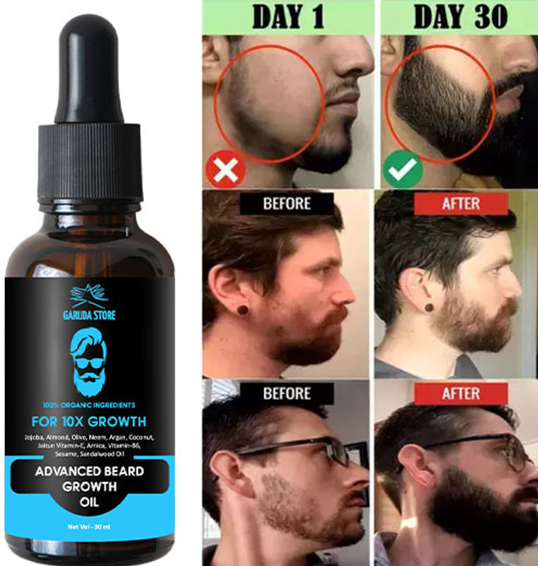 Garuda Store Arnica Oil Beard Oil Gives Beard a Masculine Scent 100% Satisfaction Guaranteed Hair Oil(30 ml)