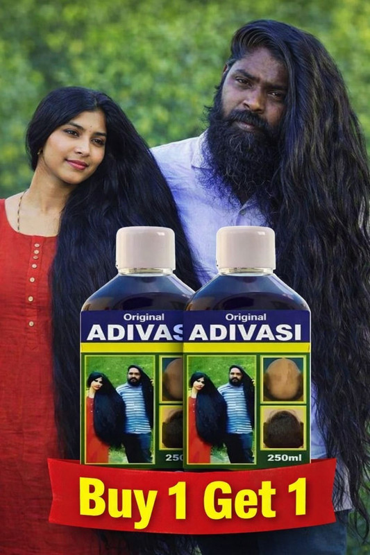 Adivasi Herbal Original Hair Oil कॉम्बो पैक 500ml लंबे, घने और मजबूत बालों के लिए Hair Oil(250 ml)