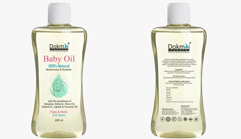 DOKMAI LONDON professional baby massage oil Hair Oil(200 ml)