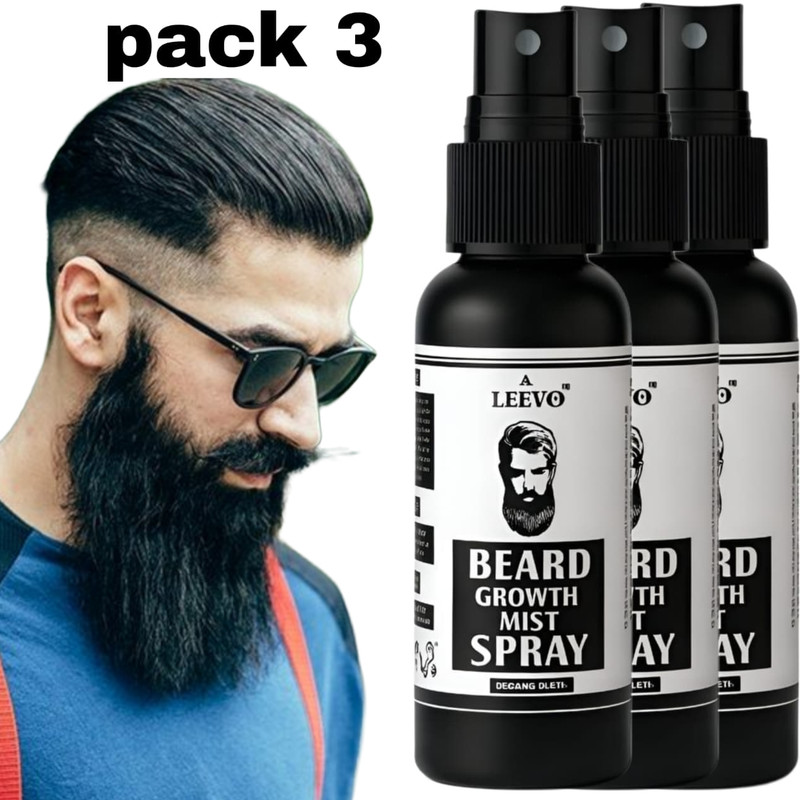 LEEVO Beard Oil Mist Spray for Men with Hair Oil(60 ml)