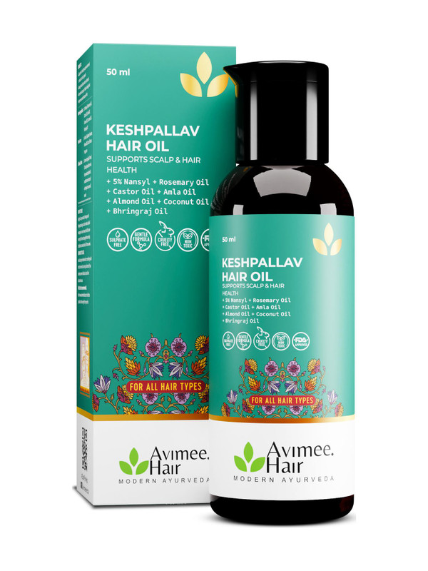 Avimee Herbal Keshpallav Hair Oil with Rosemary | Hairfall Control and Growth Hair Oil (50 ml) Hair Oil(50 ml)