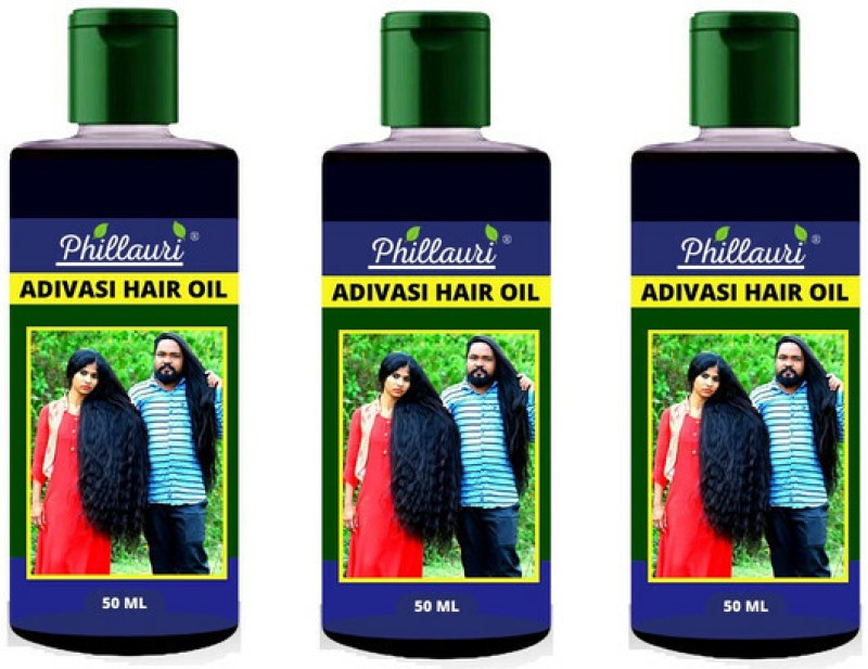 Phillauri Adivasi Jadibuti Hair oil For Women and Men (Pack of 3, 50ml Each) Hair Oil  (150 ml)