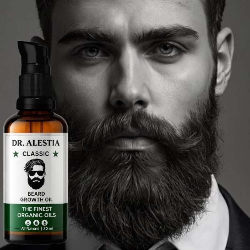 dr. alestia Beard Oil For Beard Hair Growth & for Mens Hair Oils 30ml Hair Oil(30 ml)