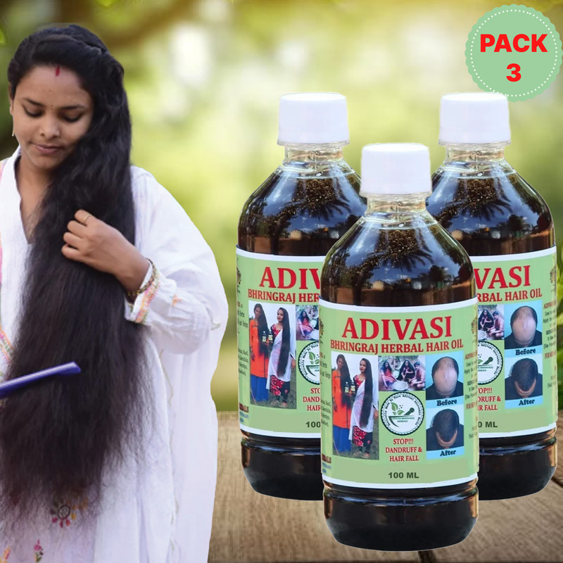 Adivasi Oil For Natural Therapy To Prevent Hair Fall.Hair Massage Oil Hair Oil(300 ml)