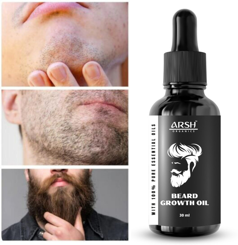 Arsh Organics "SpeedBeard: Unlock Rapid Beard Growth with Our Premium Beard Oil" Hair Oil(30 ml)