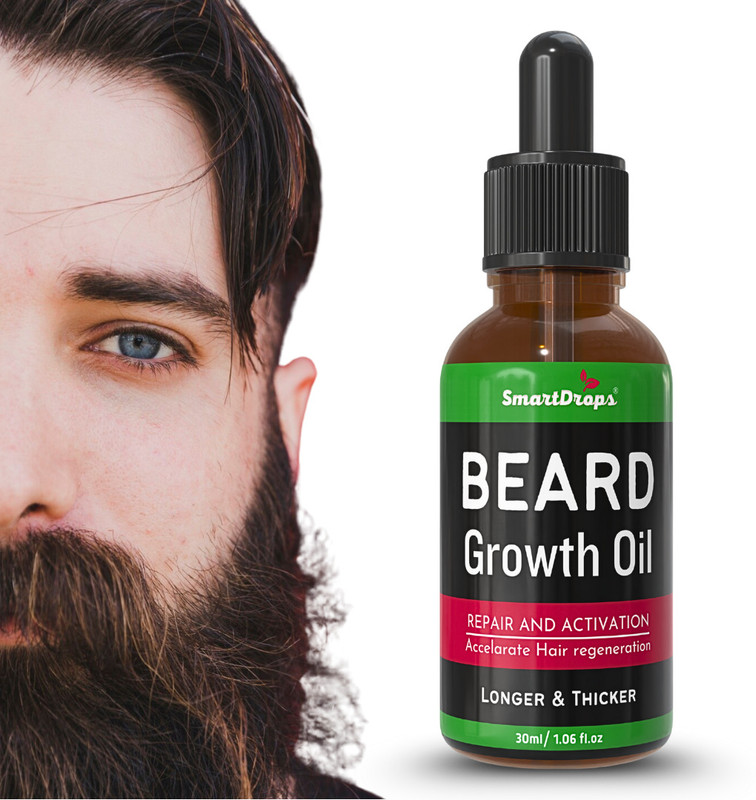 smartdrops Beard oil Beard growth oil for men supports a fuller-looking Good Hair Oil(30 ml)