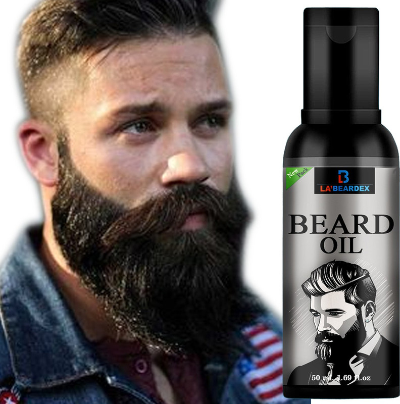 la'beardex Beard Oil For Healthy Beard Growth - Nourishes & Softens beard Hair Oil(50 ml)