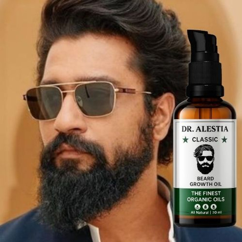 dr. alestia Advance Beard Growth Oil For Thicker and Healthierr Hair Oils30 ml. Hair Oil(30 ml)