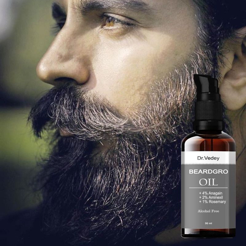 Sheopals Beard Growth Oil Pro+ for More Beard Growth with Jojoba Oil, Coconut Oil Hair Oil(50 ml)