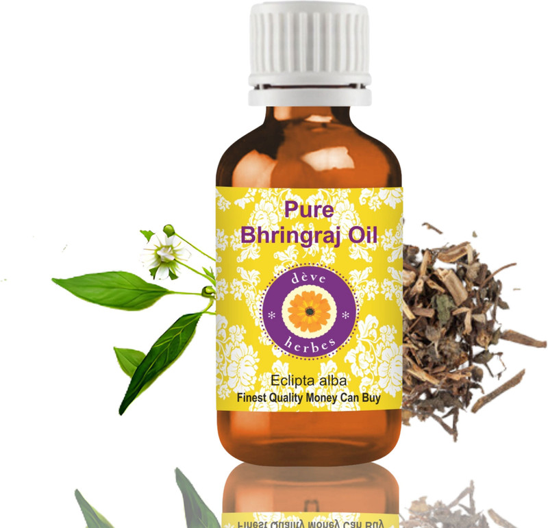 deve herbes Pure Bhringraj Oil (Eclipta alba)- 100% Natural Therapeutic Grade(50 ml)