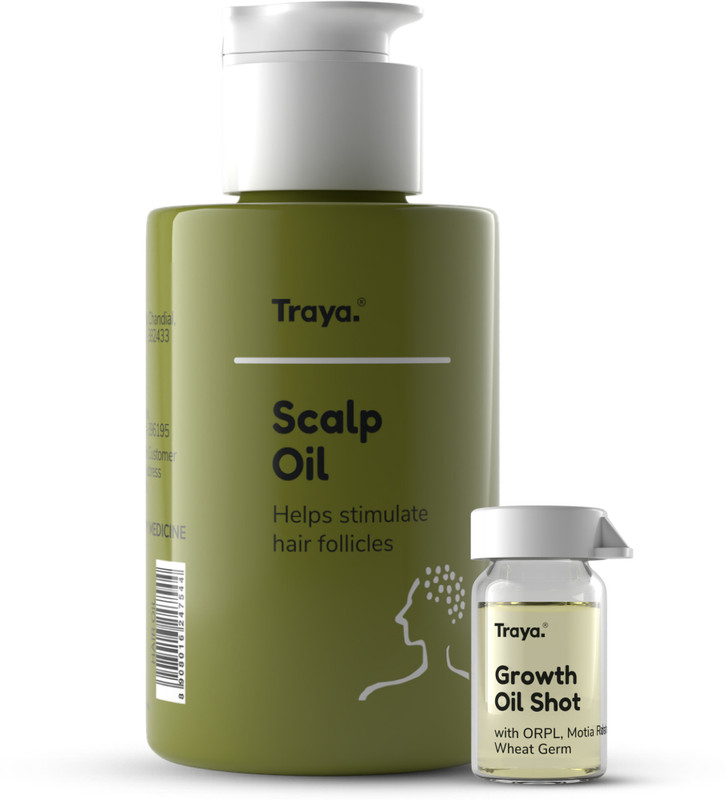 Traya Scalp Oil with Growth Oil Shot | Hair Oil for Hair Growth Hair Oil(80 ml)