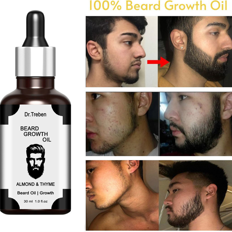 Dr.Treben Almond and Thyme Beard Oil (30ml) Hair Oil(30 ml)