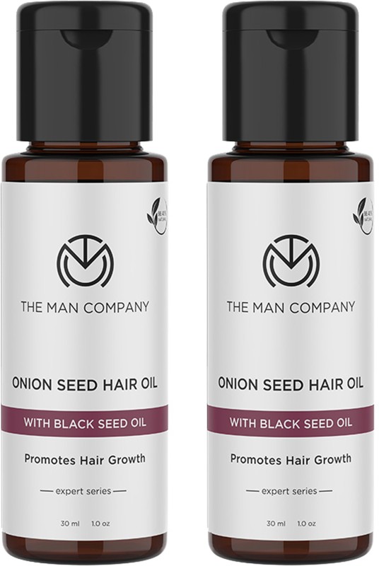 THE MAN COMPANY Onion Seed Hair Oil For Men With Almond, Olive Oil & Vitamin E Hair Oil  (60 ml)