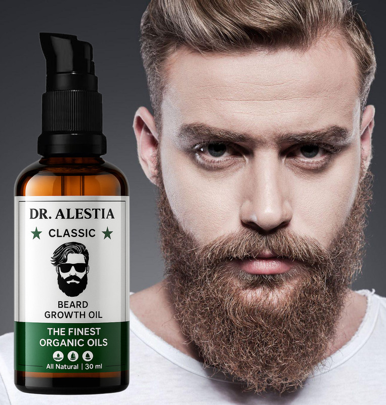 Dr. Alies Professional Advanced Beard & Mustache Growth Oil for Men | 20x Faster Growth and Thick Beard Hair Oil(30 ml)