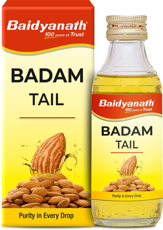 Baidyanath Badam Tail - 100ml | Rich in Vitamin-E For Healthy Hair & Skin Hair Oil(100 ml)