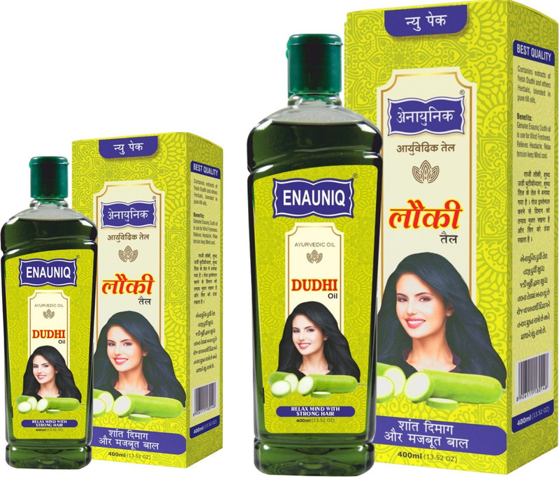 ENAUNIQ Dudhi Hair Oil 200 ml + Dudhi Hair Oil 100 ml Hair Oil(300 ml)