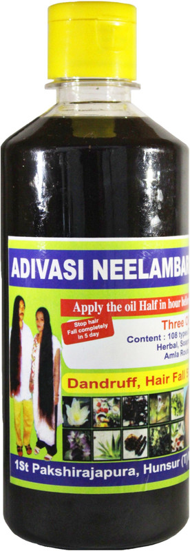 Adivasi Neelambari Ayurvedic Herbal Hair Oil for Dandruff Control and Hair Fall Control for Unisex Hair Oil(240 ml)