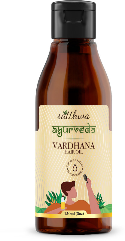 Satthwa Vardhana Hair Oil Help for Blocks DHT, Hair Growth & Hairfall Control Hair Oil(150 ml)