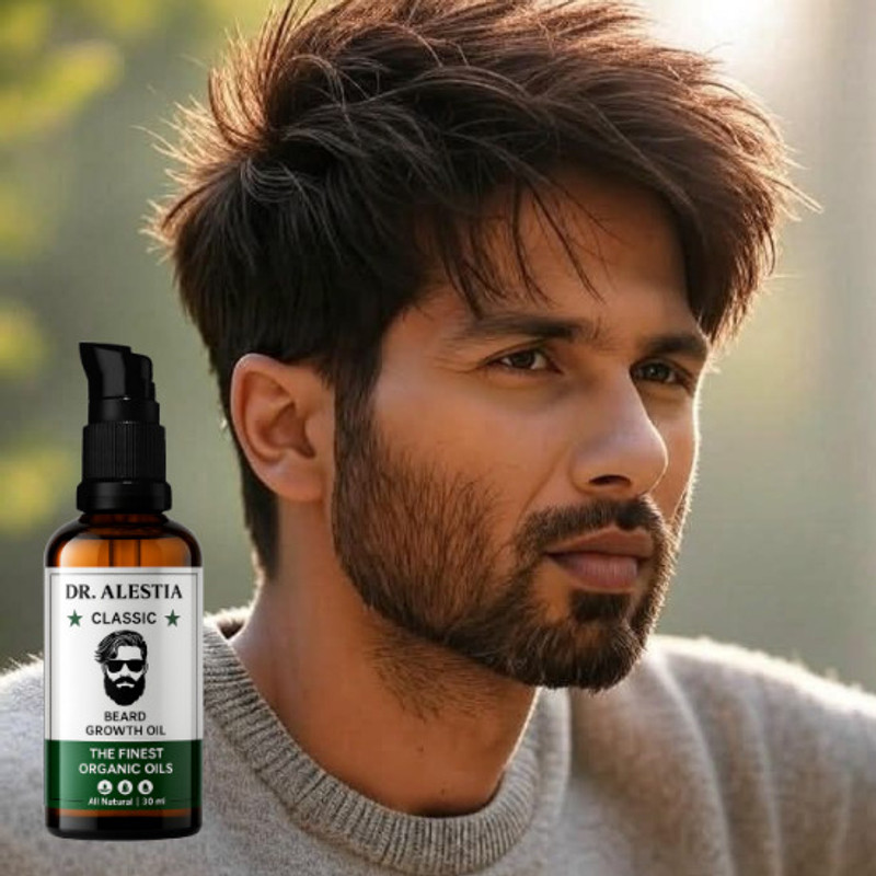 glowocean Beard Growth oil-For Faster & Complete Beard Growth Hair Oil(35 ml)