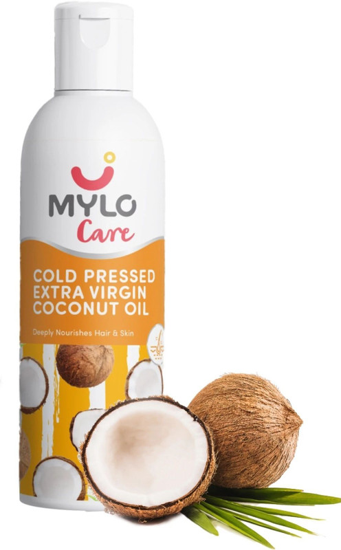 MYLO Care Cold Pressed Virgin Coconut Oil, for Baby & Adults | 100% Pure & Natural Hair Oil(200 g)