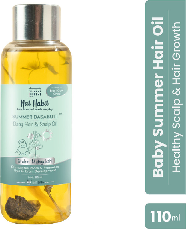 Nat Habit Summer Baby Scalp & Hair Oil(110 ml)