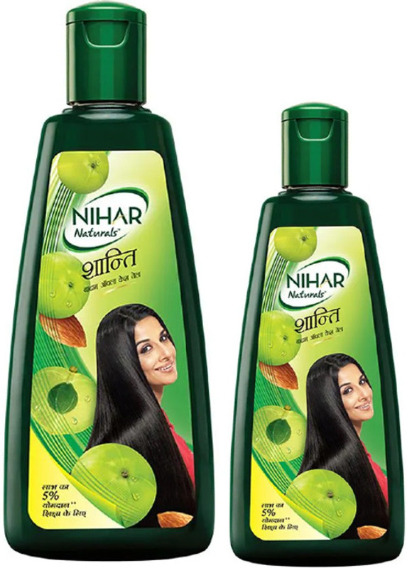 NIHAR NATURALS SHANTI AMBLA HAIR OIL 500ML*1PCS+300ML*1PCS Hair Oil (800 ml)