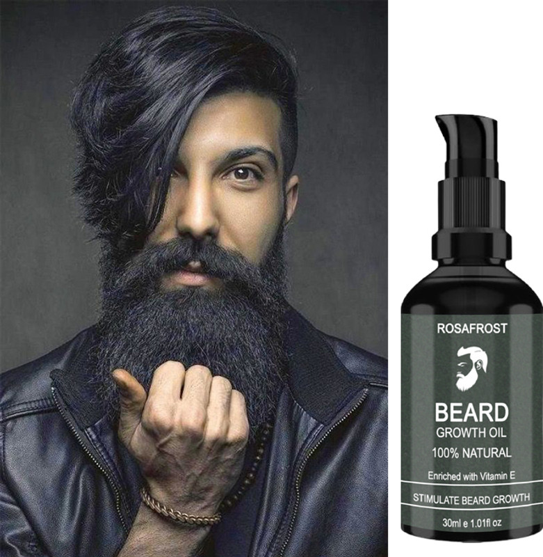 7days natural Beard Growth Oil For Smooth Shiny Black Hair with Natural Ingredients Hair Oil(30 ml)