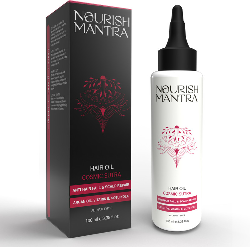 Nourish Mantra Cosmic Sutra Hair Oil With Natural Herb Extracts For Hair Fall Control Hair Oil(100 ml)