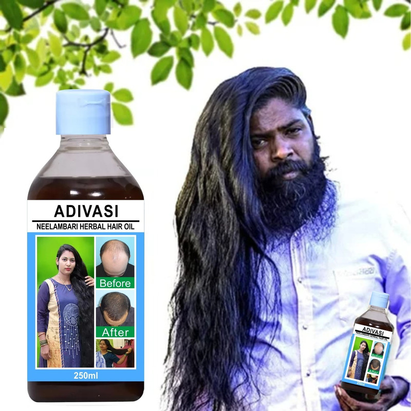 Adivasi NEELAMBARI HAIR OIL FOR All Type of Hair Problem Herbal Growth Hair Oil(250 ml)