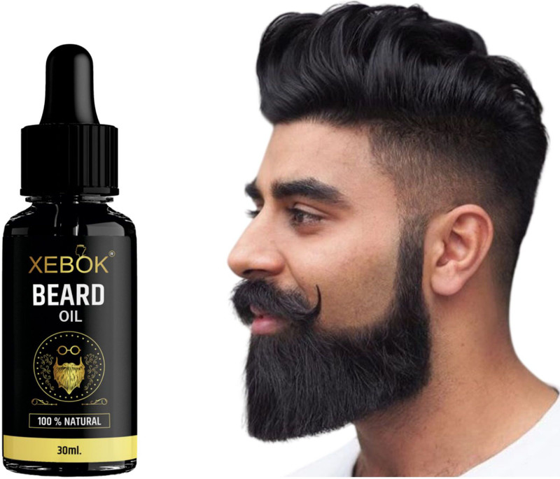 Xebok 100% Natural Beard Growth Oil for Patchy Beard Hair Oil(30 ml)