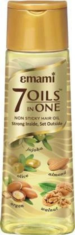 EMAMI 7 Oils In One Non Sticky Hair Oil 500ml Hair Oil (500 ml) Hair Oil(500 g)