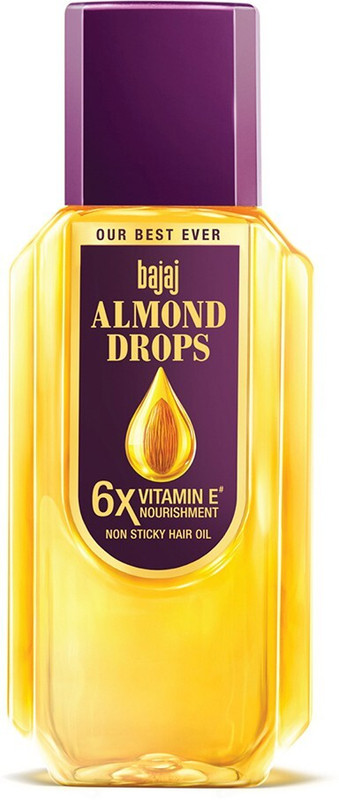 BAJAJ Almond Drops Hair Oil enriched with 6X Vitamin E, Reduces Hair Fall Hair Oil(100 ml)