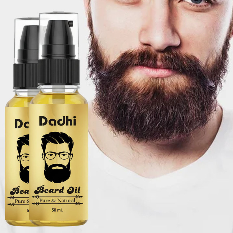 Dadhi Beard Growth Oil 50ml Pack of 4 | Natural 11 Oil Blend Hair Oil(50 ml)