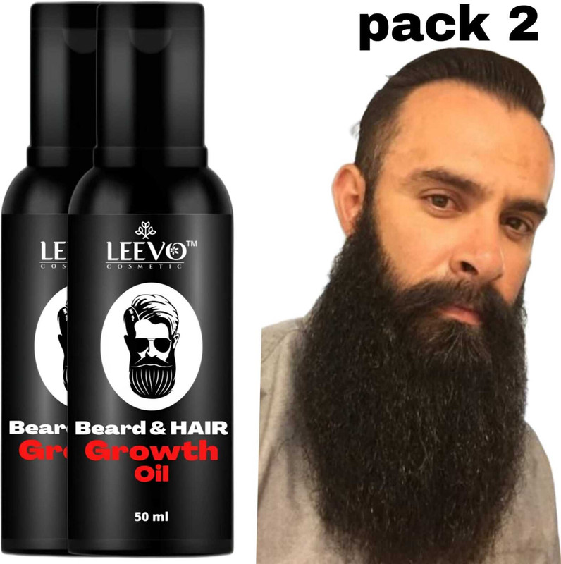 LEEVO Thunder Beard Oil – Powerful Growth Activation Blend Hair Oil(100 ml)