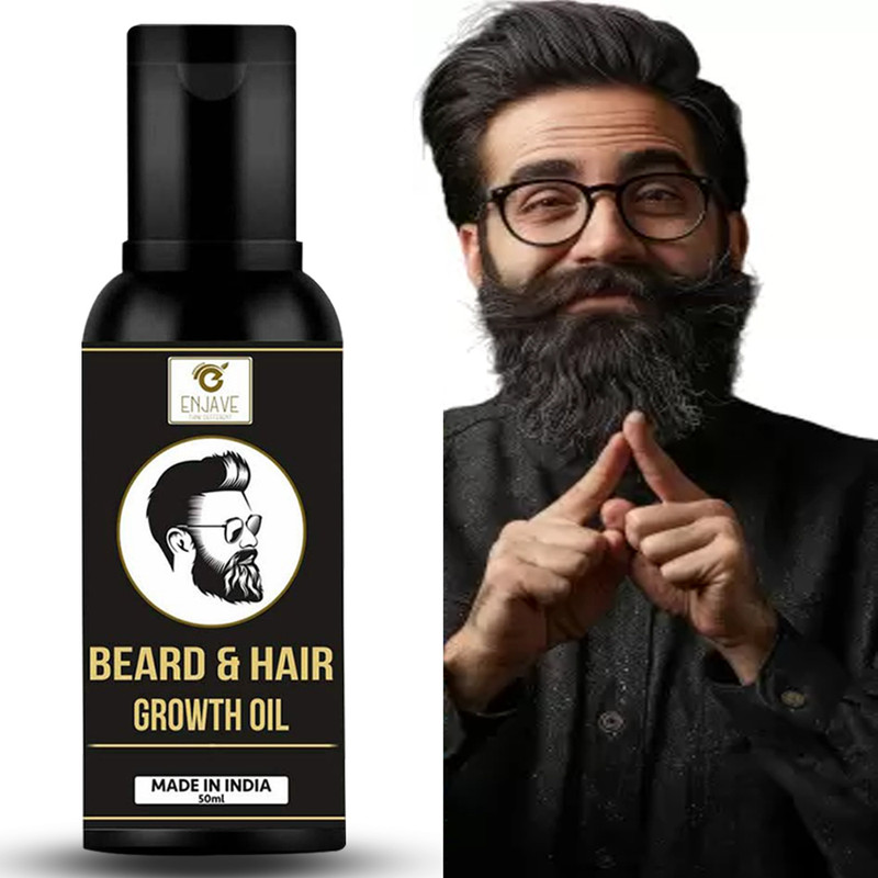 ENJAVE Beard Growth Oil Advance Oil Faster Growth Oil Hair Oil(50 ml)
