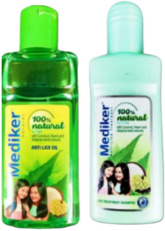 MEDIKER oil Anti Lice Shampoo Treatment Hair Oil 50ml combo pack 2 Hair Oil(100 ml)