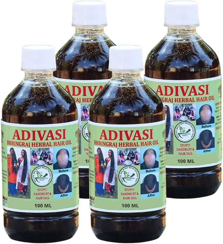 Adivasi Herbal Hair ReGrowth Oil 250ml Pack Of 4 Hair Oil(1000 ml)