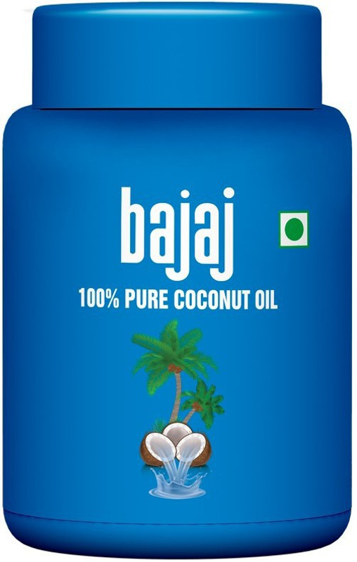 BAJAJ 100% Pure Coconut Oil 600ml Wide Mouth Jar Hair Oil (600 ml)