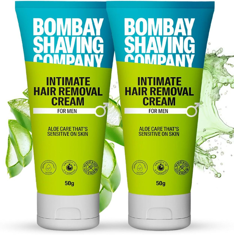 BOMBAY SHAVING COMPANY Intimate Hair Removal Cream | Painless Pubic Hair Remover For Sensitive Area Cream(100 g)