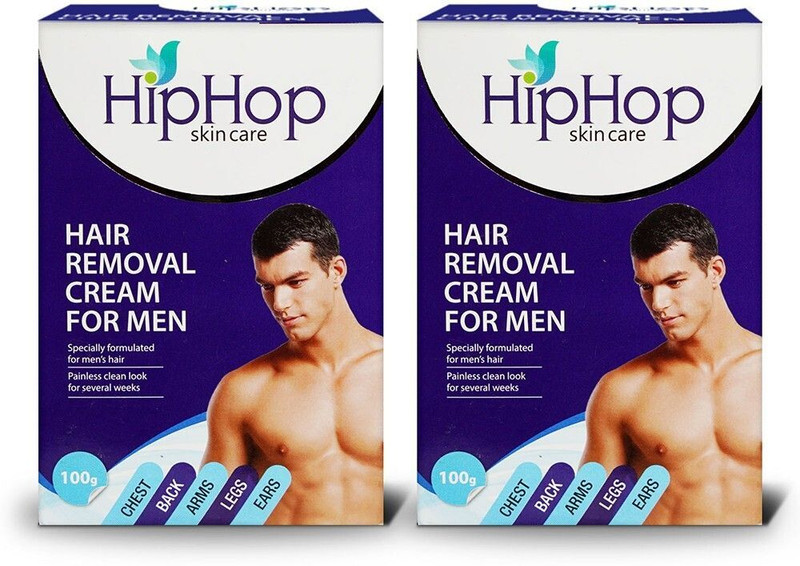 HipHop Skincare Hair Removal Cream for Men - 100g(Pack of 2) Cream(100 g, Set of 2)