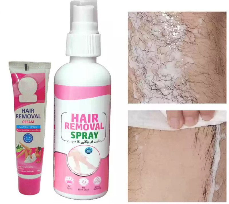 Emijun Painless Body Hair Removal Spray for legs, hands, Spray(140 ml)